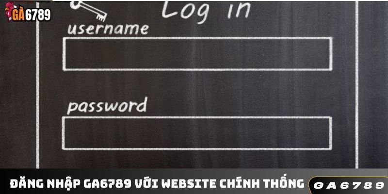 Đăng nhập GA6789 với website chính thống