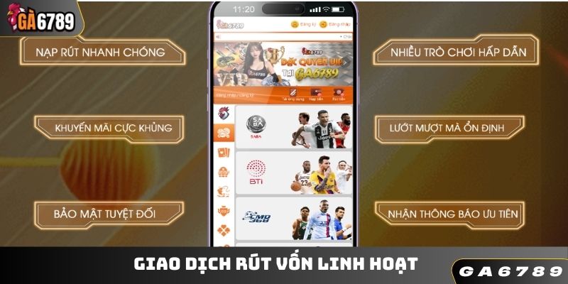 Giao dịch rút vốn linh hoạt