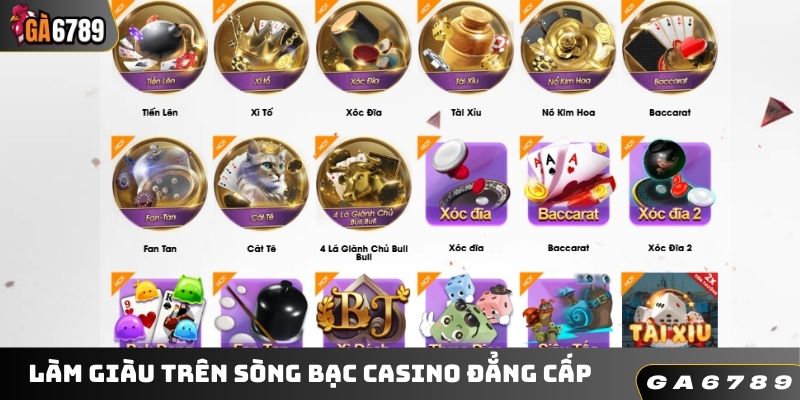 Làm giàu trên sòng bạc casino đẳng cấp